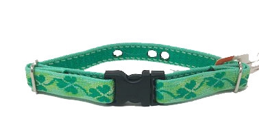 Retired Lupine 3/4" Shamrocks 12-17" Underground Fence Collar