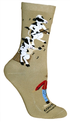 Wheel House Design Country Moosic Socks (Size 9-11)