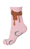 Wheel House Design Pink Saddle Socks (Size 9-11)