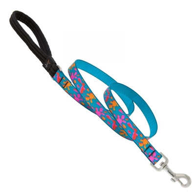 Lupine 3/4" Wet Paint! 4' Padded Handle Leash