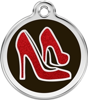 Red Dingo Large Glitter Red Shoes Tag