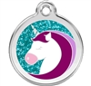 Red Dingo Small Glitter Unicorn Tag