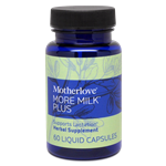More Milk Plus Herbal Supplement 100% Vegan by Motherlove 60 Herbal Liquid Capsules