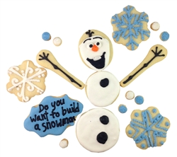 Do you want to build a snowman cookie gift box