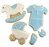 Baby shower sugar cookies, new baby, welcome baby