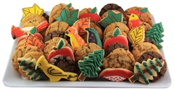 Party platter cookies, fresh baked, dessert