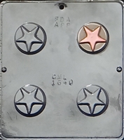 1640 Star Oreo Cookie Chocolate Candy Mold