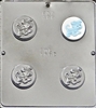 1682 Puppy Dog Oreo Cookie Chocolate Candy Mold