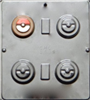 1686 Pokemon Oreo Cookie Chocolate Candy Mold