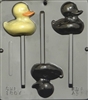 1807 Duck Lollipop Chocolate Candy Mold