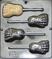 208 Foot Pop Lollipop Chocolate Candy Mold