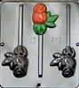 209 Rose Lollipop Chocolate Candy Mold