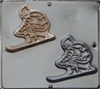 312 Skier Chocolate Candy Mold