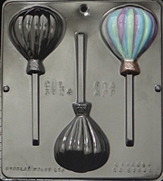 3324 Hot Air Balloons Lollipop Chocolate Candy Mold