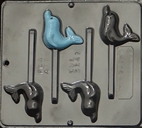 3341 Dolphin Lollipop Chocolate Candy Mold