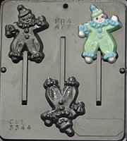 3344 Clown Lollipop Chocolate Candy Mold