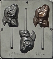 3357 Shark Pop Lollipop Chocolate Candy Mold