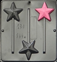 3374 Star Lollipop Chocolate Candy Mold