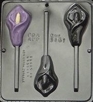 3401 Calla Lily Lollipop Chocolate Candy Mold