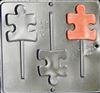 3420 Autism Symbol Lollipop Chocolate Candy Mold