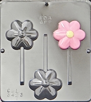 3423 Flower Lollipop Chocolate Candy Mold