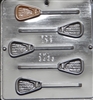 3445 Lacrosse Stick Lollipop Chocolate Candy Mold