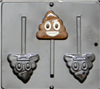 3458 Poop Emoji Chocolate Candy Mold
