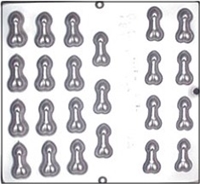 781 Mini/Micro Bite Size Penis Chocolate Candy Mold