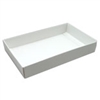 BO-1370B 1/2 lb. White Cardboard BASE ONLY 7in. x 4 3/8in. x 1 1/8in. Quantity 250