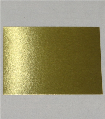 BO-1A Gold Metallic Cardboard Box Insert 3" x 2 1/4"