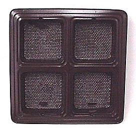 BO-40IOBQ  Brown insert 4 cavity 5 1/2 x 5 1/2 x 15/16 Quantity 100