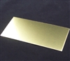 BO-53A Gold Metallic Cardboard Box Insert. 6 1/4" x 3"