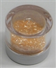 Pastel Orange Jewel Dust  Food Grade 4 gram container. Disco Dust