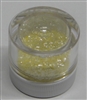 Pastel Yellow Jewel Dust  Food Grade 4 gram container. Disco Dust