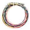 AUTOMOTIVE PRIMARY WIRE 14 GAUGE AWG HIGH TEMP GXL WITH STRIPE (LOT A) 8 COLORS 10 FT EA MADE IN USA