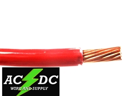 THHN 10 AWG GAUGE RED NYLON PVC STRANDED COPPER BUILDING WIRE