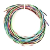 AUTOMOTIVE PRIMARY WIRE 18 GAUGE AWG HIGH TEMP TXL WITH STRIPE (LOT A) 8 COLORS 10 FT EA MADE IN USA