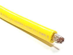 6 Gauge Battery Cable Marine Grade Tinned Copper (per ft) YELLOW
