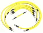 # 1 Awg HD Golf Cart Battery Cable 10 pc YELLOW E-Z-GO EXPRESS S4 Set U.S.A MADE
