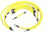 # 2 Awg HD Golf Cart Battery Cable 10 pc YELLOW E-Z-GO EXPRESS S4 Set U.S.A MADE