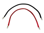 (2) 21" 6g  welding Cable Golf Cart CABLE