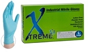 NITRILE GLOVES - BLUE 3 mil, NON-Powdered