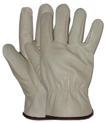 GRAIN LEATHER DRIVER GLOVES - COWHIDE