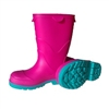 STORMTRACKS PVC KIDS' OVER-SOCK BOOTS - FUCHSIA