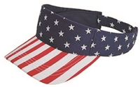 US flag pattern visor