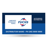 Fuchs Custom Distributor Sign - 2.4m x 1.2m