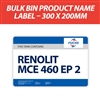 FUCHS Bulk Bin Product Name Label â€“ 300 x 200mm