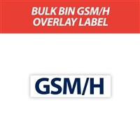 FUCHS Bulk Bin GSM/H Overlay Label