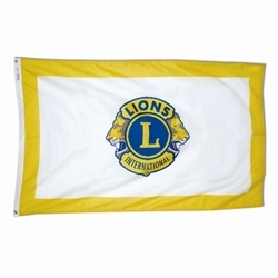 Flag - Outdoor International Lions Logo