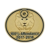 100% Attendance Pin